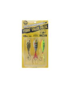 TT Lures 43mm Switchminnow+ Vibin' Value Pack - 3 Lure Multi-Pack