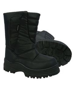 XTM Predator Black Waterproof Kid's Snow Boots