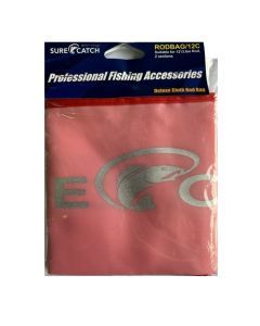 Pink 1970mm Deluxe Fishing Rod Bag to Suit 2 Piece 12ft Rod