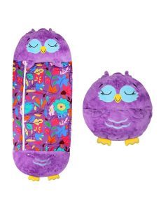 Kids Shark Sleeping Bag Plush Doll Pillow (Purple)