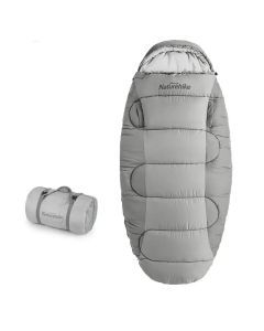 Thicken Warm Lightweight Sleeping Bag With Storage Bag - Cloudy Grey