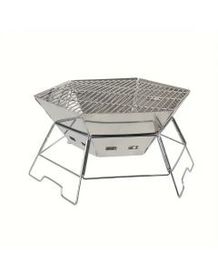 Hexagonal Stainless Steel Wood Stove