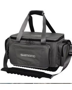 Shimano Large Fishing Tackle Bag with 2 Tackle Boxes & Multiple Storage Pockets