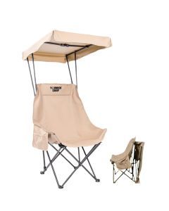 Foldable Camping Chair with Sunshade