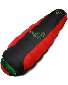 Thickened Four-Hole Cotton Sleeping Bag Red