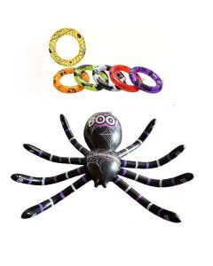 Halloween Inflatable Spider Ring Toss Game (7pcs)