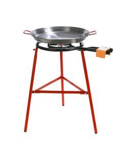Garcima Paella Gas Burner Tripod Stand & Pan Set - 50cm