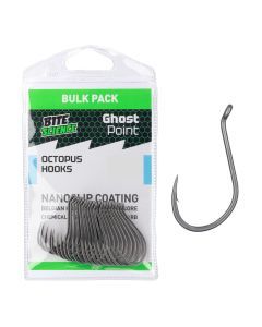 Bite Science Bulk 20 Pack of Ghostpoint Chemically Sharpened Octopus Hooks