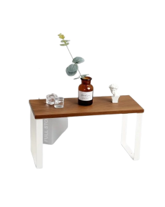 Achieve a tidy ironing setup with this versatile Desktop Iron Storage Rack