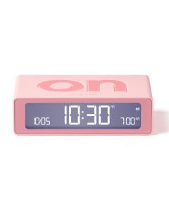 Lexon Flip Mini Reversible Alarm Clock - Pink