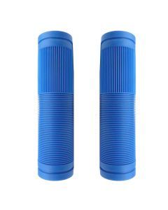 Bulletproof Coloured Rubber Mountain Bike Grips 130mm with Closed Ends Blue