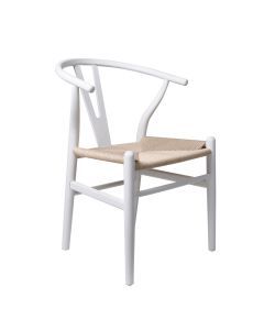 Levede 2x Dining Chairs Wooden Hans Wegner Chair Wishbone Chair Cafe Lounge Seat