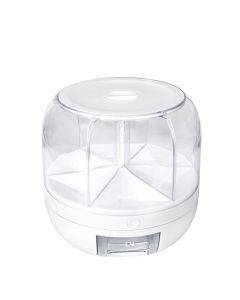 Toque Rice Storage Cereal Dispenser Grain Container Rotating Dry Food Box 10kg