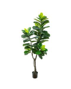 180cm Artificial Tall Fiddle Leaf Fig Potted Tree - Green (Faux Indoor Decor)