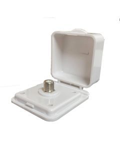 Square TV Inlet - White