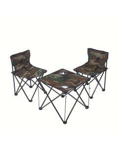 3-Piece Folding Table and Chair Set
