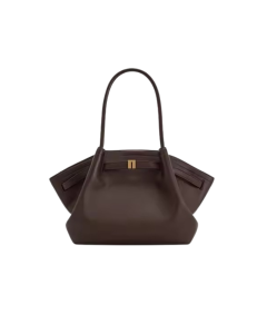 Women's Canvas Brown Mini Crossbody Shoulder Bag (Dark Brown)