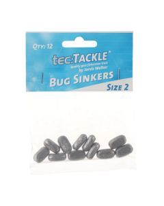 12 Pack of Jarvis Walker Size 2 Bug Sinkers