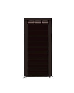 Levede 10 Tier Shoe Rack Portable Storage Cabinet Organiser Wardrobe Brown Cover