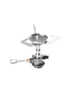 Pressure-Regulator Propane Camping Stove Silver