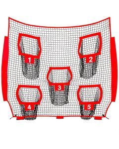 Football Outdoor Target Throwing Net with 5 Pockets