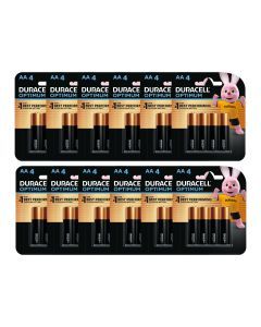 Duracell Optimum AA Batteries 4pk x12
