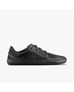 Vivobarefoot Womens Primus Lite 3.5 Barefoot Shoes - Obsidian Black (Lightweight Recycled Runners)