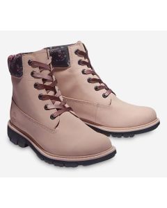 Timberland Womens Lucia Way 6 Inch Waterproof Boots - Light Pink Nubuck