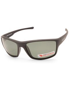 North Beach Biringo Matte Black/Green Men's Polarised Sunglasses 70624