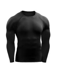 Long Sleeve T Shirt Men Elastic Training T-shirt