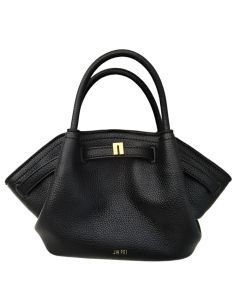 Women's Canvas Brown Mini Crossbody Shoulder Bag (Black)