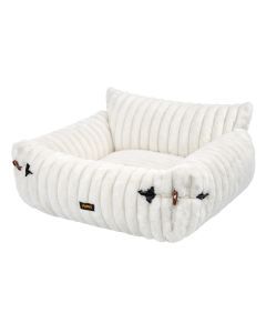 Pawz Cat Bed Extended Soft Plush Lounge Sofa Couch Pet Small Dog Removable Cover