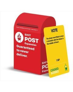 Cooked Aussies Shit Post Expansion Pack - Card Game (Australia Post Drinking Game)