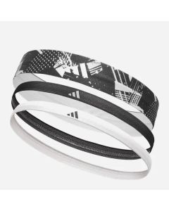 3pcs Adidas Sports Headband Hair Bands Gym Training Fitness Yoga in White/Black