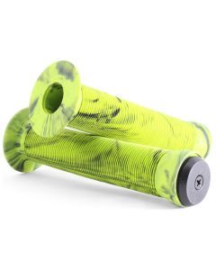 Endzone Handlz Smoke Pattern Manoplas Bike Grips 147mm Green Smoke