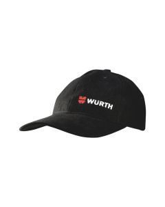 Wurth Mens Baseball Cap - Black (100% Cotton)