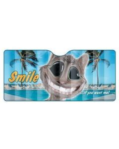 Car Windscreen Sun Shade Smile if you want me - 145cm