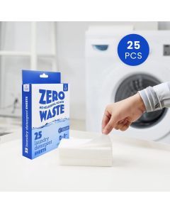 ECO FRIENDLY NO WASTE 25 LAUNDRY DETERGENT SHEETS
