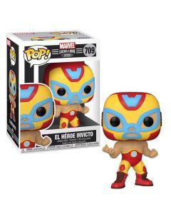 Funko Pop! Marvel Lucha Libre El Heroe Invicto Iron Man Vinyl Figure #709