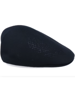 Kangol Mens Neo Geo Ivy 507 Flat Cap - Black (Newsboy Gatsby Golf Driving Hat K3399)