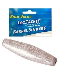 100 Pack of Jarvis Walker Size 0 Barrel Sinkers - Value Pack