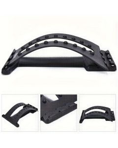 Back Magic Stretcher & Lower Lumbar Support - Spine Massager(Black)