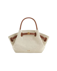 Women's Canvas Brown Mini Crossbody Shoulder Bag (Brown)