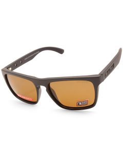 Dirty Dog Monza Satin Satin Black/Brown Unisex Polarised Sunglasses