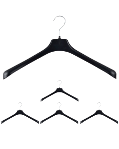5x 430mm Heavy Duty Jacket Hangers - Commercial Clothes/Coats Holder (R51M)