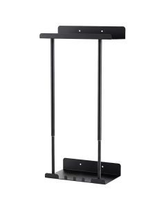 Levede Adjustable Towel Rack 3 Hooks Bathroom Towel Storage Holder Wall Mounted
