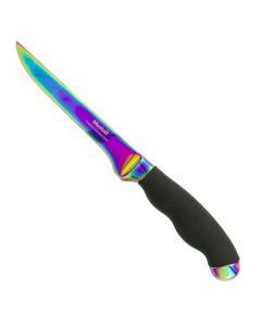 6 Inch Mustad Titanium Coated Fillet Knife - Chef Grade Stainless Steel Knife