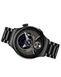 Smart Watch Big Screen Custom Dial Answer Call Fitness Tracker Sport Smart Watch For Men - Black