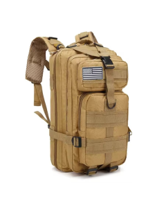 Waterproof Hiking Backpack Outdoor Bag (Khaki)