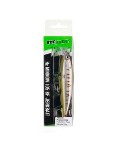 Bite Science H2 Minnow 105mm Slow Floating Hard Body Lure - Prawn Cola
